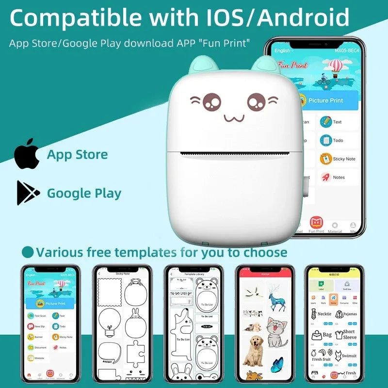 Mini Drukarka Bluetooth